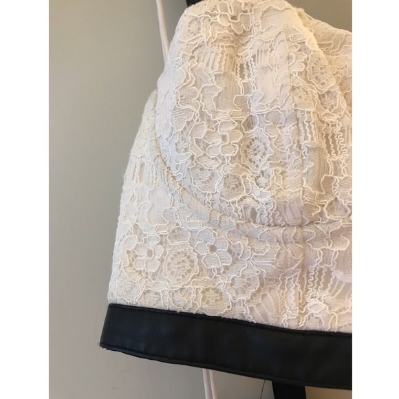 Alice + Olivia lace & leather Sveva Maxi Dress - Picture 5 of 8